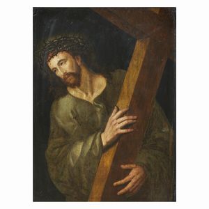 Scuola spagnola, sec. XVIII  - Asta ASTA A TEMPO I DIPINTI ANTICHI - Associazione Nazionale - Case d'Asta italiane