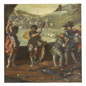 Scuola romana, sec. XVII  - Asta ASTA A TEMPO I DIPINTI ANTICHI - Associazione Nazionale - Case d'Asta italiane
