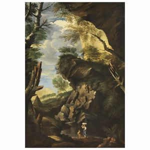 Scuola romana del sec. XVII�����������������������������������������������  - Asta ASTA A TEMPO I DIPINTI ANTICHI - Associazione Nazionale - Case d'Asta italiane