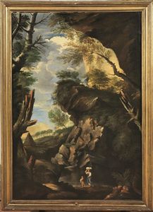 Scuola romana del sec. XVII�����������������������������������������������  - Asta ASTA A TEMPO I DIPINTI ANTICHI - Associazione Nazionale - Case d'Asta italiane