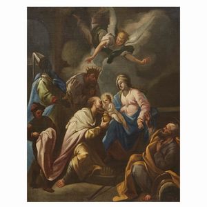 Scuola toscana, sec. XVIII  - Asta ASTA A TEMPO I DIPINTI ANTICHI - Associazione Nazionale - Case d'Asta italiane