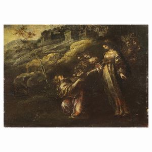 Scuola emiliana, sec. XVIII  - Asta ASTA A TEMPO I DIPINTI ANTICHI - Associazione Nazionale - Case d'Asta italiane