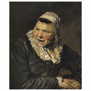 Maniera di� FRANS HALS  - Asta ASTA A TEMPO I DIPINTI ANTICHI - Associazione Nazionale - Case d'Asta italiane