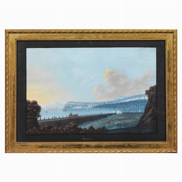 Scuola napoletana, secolo XIX  - Asta ASTA A TEMPO | DIPINTI, DISEGNI E SCULTURE DEL SECOLO XIX - Associazione Nazionale - Case d'Asta italiane