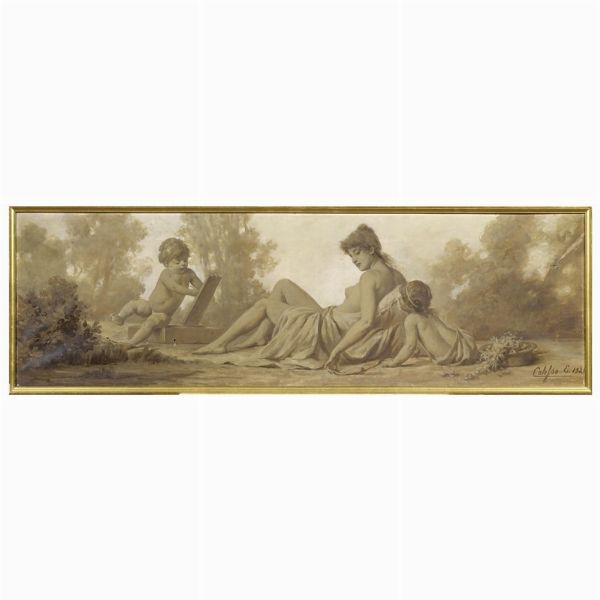 Edoardo Calosso  - Asta ASTA A TEMPO | DIPINTI, DISEGNI E SCULTURE DEL SECOLO XIX - Associazione Nazionale - Case d'Asta italiane