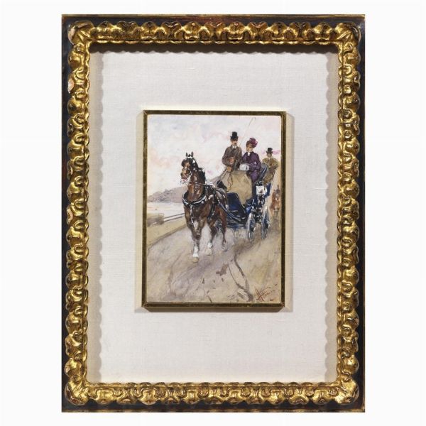 Scuola italiana, secolo XIX  - Asta ASTA A TEMPO | DIPINTI, DISEGNI E SCULTURE DEL SECOLO XIX - Associazione Nazionale - Case d'Asta italiane