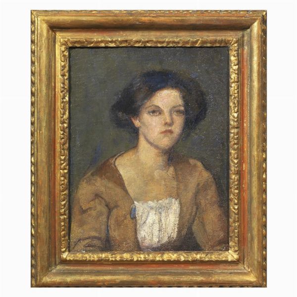 Scuola francese, inizio� secolo XX  - Asta ASTA A TEMPO | DIPINTI, DISEGNI E SCULTURE DEL SECOLO XIX - Associazione Nazionale - Case d'Asta italiane