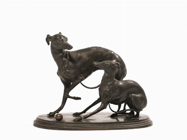 Scuola francese, inizio secolo XX  - Asta ASTA A TEMPO | DIPINTI, DISEGNI E SCULTURE DEL SECOLO XIX - Associazione Nazionale - Case d'Asta italiane