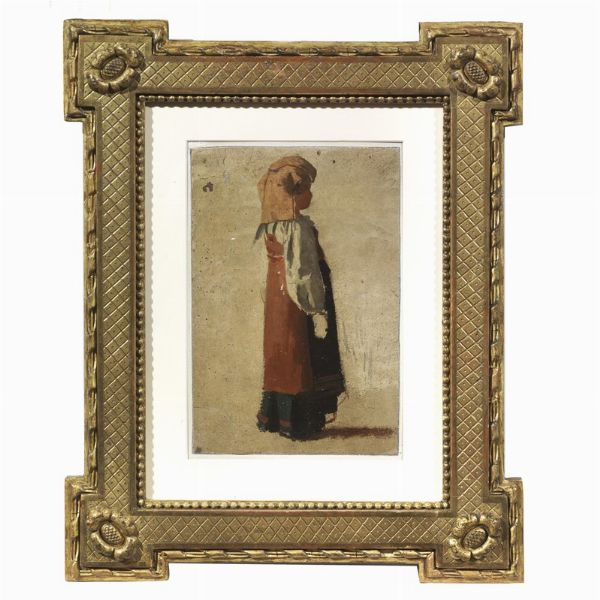 Scuola francese, secolo XIX  - Asta ASTA A TEMPO | DIPINTI, DISEGNI E SCULTURE DEL SECOLO XIX - Associazione Nazionale - Case d'Asta italiane