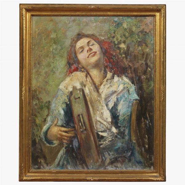 POSTIGLIONE LUCA : Luca Postiglione  - Asta ASTA A TEMPO | DIPINTI, DISEGNI E SCULTURE DEL SECOLO XIX - Associazione Nazionale - Case d'Asta italiane