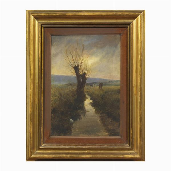 Sscuola romana, secolo XIX  - Asta ASTA A TEMPO | DIPINTI, DISEGNI E SCULTURE DEL SECOLO XIX - Associazione Nazionale - Case d'Asta italiane