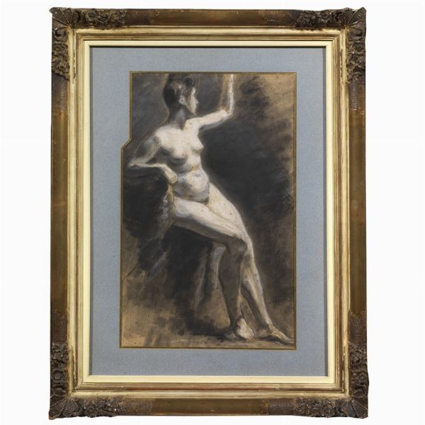 Scuola francese, secolo XIX  - Asta ASTA A TEMPO | DIPINTI, DISEGNI E SCULTURE DEL SECOLO XIX - Associazione Nazionale - Case d'Asta italiane