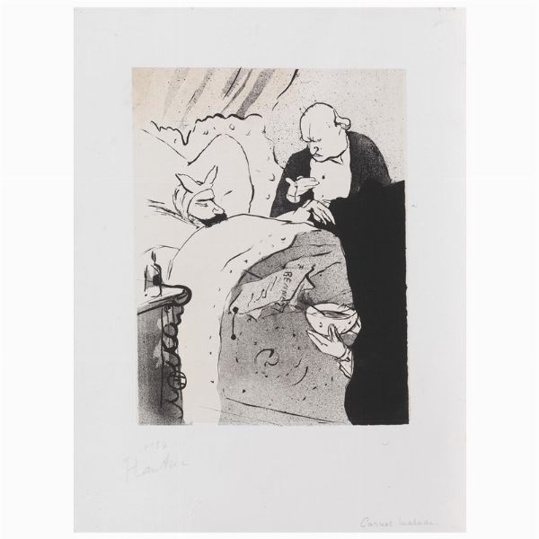 TOULOUSE-LAUTREC HENRI DE : Henri de Toulouse-Lautrec�������������������������������������������������  - Asta ASTA A TEMPO | DIPINTI, DISEGNI E SCULTURE DEL SECOLO XIX - Associazione Nazionale - Case d'Asta italiane