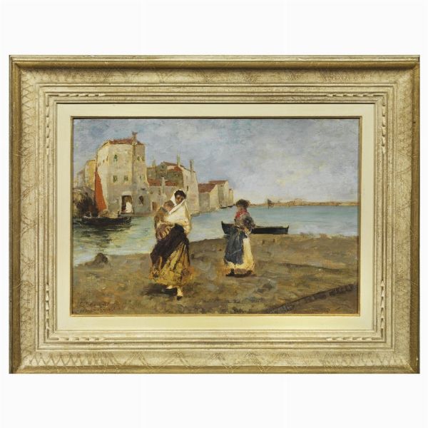 BONIVENTO EUGENIO : Eugenio Bonivento  - Asta ASTA A TEMPO | DIPINTI, DISEGNI E SCULTURE DEL SECOLO XIX - Associazione Nazionale - Case d'Asta italiane