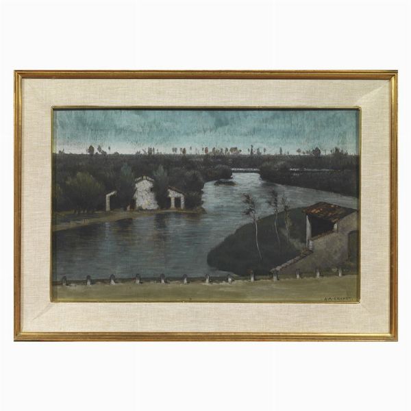 CREPET ANGELO MARIA : Angelo Maria Crepet  - Asta ASTA A TEMPO | DIPINTI, DISEGNI E SCULTURE DEL SECOLO XIX - Associazione Nazionale - Case d'Asta italiane