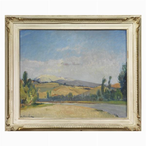 Eugenio Ferria Contin  - Asta ASTA A TEMPO | DIPINTI, DISEGNI E SCULTURE DEL SECOLO XIX - Associazione Nazionale - Case d'Asta italiane