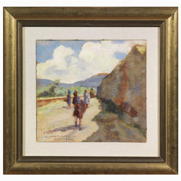 Domenici Carlo : Carlo Domenici  - Asta ASTA A TEMPO | DIPINTI, DISEGNI E SCULTURE DEL SECOLO XIX - Associazione Nazionale - Case d'Asta italiane