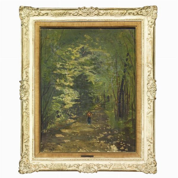 GOLA EMILIO : Emilio Gola  - Asta ASTA A TEMPO | DIPINTI, DISEGNI E SCULTURE DEL SECOLO XIX - Associazione Nazionale - Case d'Asta italiane