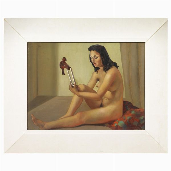 Scuola romana, secolo XX  - Asta ASTA A TEMPO | DIPINTI, DISEGNI E SCULTURE DEL SECOLO XIX - Associazione Nazionale - Case d'Asta italiane