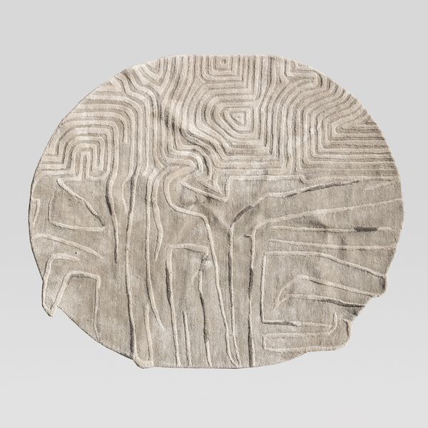 Tappeto Tufted circolare  - Asta Design e Arti Decorative del '900 - Associazione Nazionale - Case d'Asta italiane