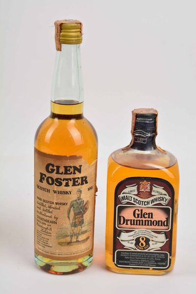 Glen Downan, Glen Eagle, Glen Drummond, Glen Foster, Scotch Whisky  - Asta Whisky & Co. - Associazione Nazionale - Case d'Asta italiane
