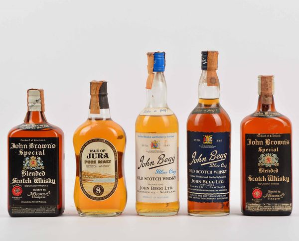 John Brown's, Isle of Jura, John Begg, Scotch Whisky  - Asta Whisky & Co. - Associazione Nazionale - Case d'Asta italiane