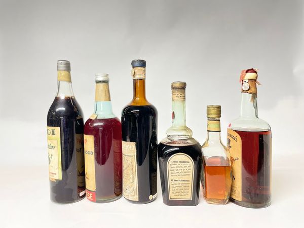 Bardi Vis, Poncino, Bettinelli, Chanousia, Cora Prunella, Martinazzi  - Asta Whisky & Co. - Associazione Nazionale - Case d'Asta italiane