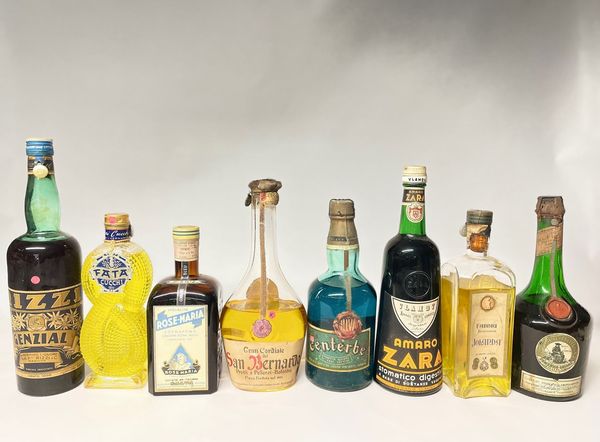Jolanda, Bernando, Pellegrino, Rizzi, Zara, Cucchi, Illva, Rose Maria Salva  - Asta Whisky & Co. - Associazione Nazionale - Case d'Asta italiane