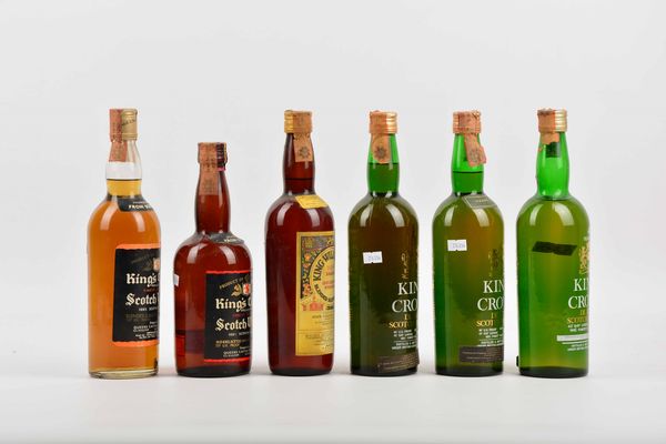 King's Castle, King William IV, King's Crown, Scotch Whisky  - Asta Whisky & Co. - Associazione Nazionale - Case d'Asta italiane