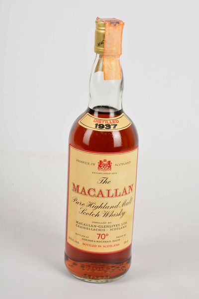 Macallan 1937, Scotch Whisky Malt  - Asta Whisky & Co. - Associazione Nazionale - Case d'Asta italiane