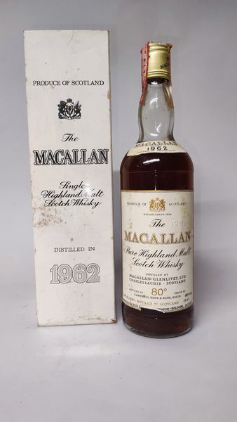 Macallan 1962, Scotch Whisky Malt  - Asta Whisky & Co. - Associazione Nazionale - Case d'Asta italiane