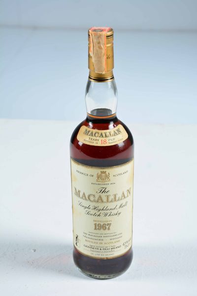 Macallan 1967, Scotch Whisky Malt  - Asta Whisky & Co. - Associazione Nazionale - Case d'Asta italiane