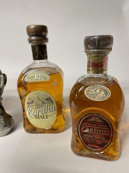 Park Lane, Cardhu, Baker, Gilbeys, Red Hills, Gim Beam, Scotch Whisky  - Asta Whisky & Co. - Associazione Nazionale - Case d'Asta italiane