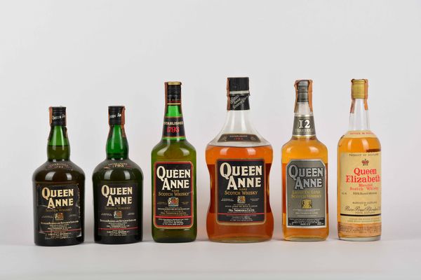 Queen Anne, Queen Elizabeth, Scotch Whisky  - Asta Whisky & Co. - Associazione Nazionale - Case d'Asta italiane