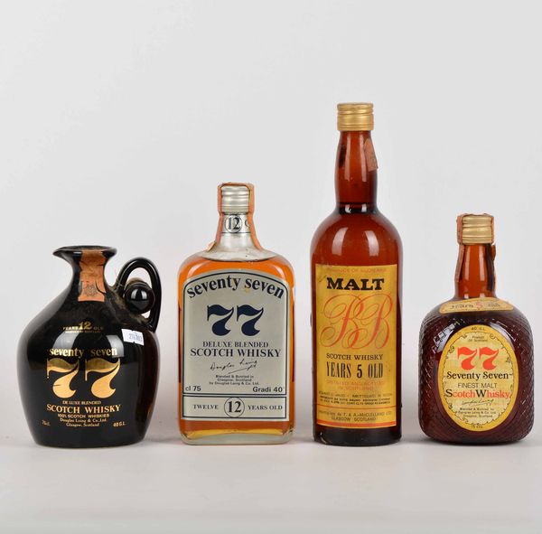 Seventy Seven, BB, Scotch Whisky  - Asta Whisky & Co. - Associazione Nazionale - Case d'Asta italiane