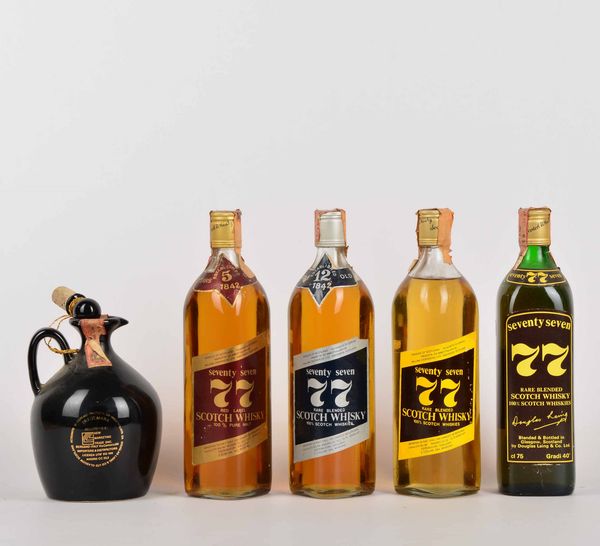 Seventy Seven, Seagram's Seventy, Scotch Whisky  - Asta Whisky & Co. - Associazione Nazionale - Case d'Asta italiane
