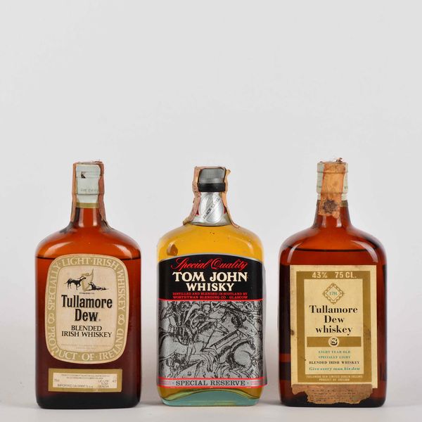 Tullamore Dew, Irish Whiskey, Whisky Tom John  - Asta Whisky & Co. - Associazione Nazionale - Case d'Asta italiane