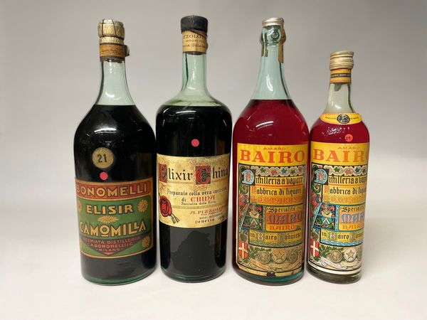 Bonomelli, Pizzolotto, Bairo, Liquore  - Asta Whisky & Co. - Associazione Nazionale - Case d'Asta italiane