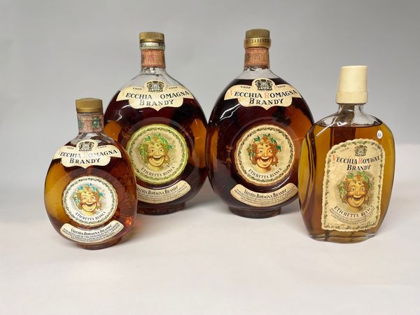 Brandy Vecchia Romagna, Etichetta Bianca Collezione  - Asta Whisky & Co. - Associazione Nazionale - Case d'Asta italiane