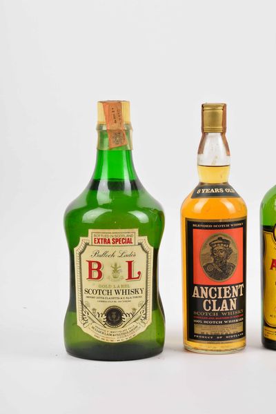 Bulloch Lade, Ancient Clan, Archer's, Ascot House's, Scotch Whisky  - Asta Whisky & Co. - Associazione Nazionale - Case d'Asta italiane