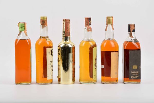 Cameo, C&J, Canadian Club, Cardhu, Campbeltown, Camerons, Scotch Whisky  - Asta Whisky & Co. - Associazione Nazionale - Case d'Asta italiane