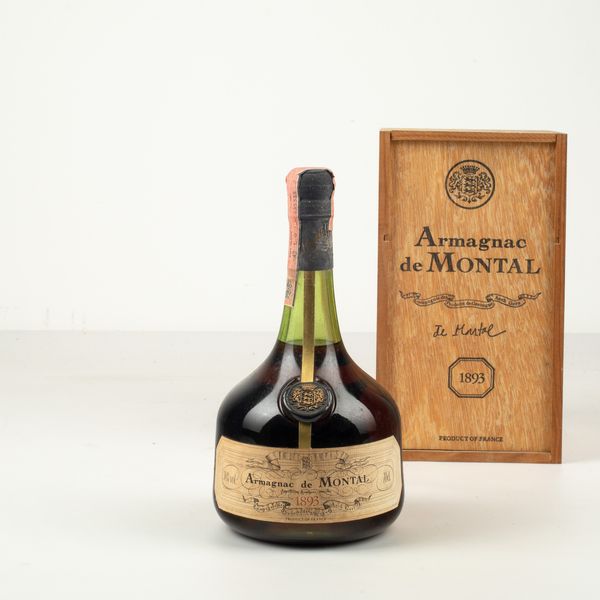 Armagnac, de Montal 1893  - Asta Whisky & Co. - Associazione Nazionale - Case d'Asta italiane