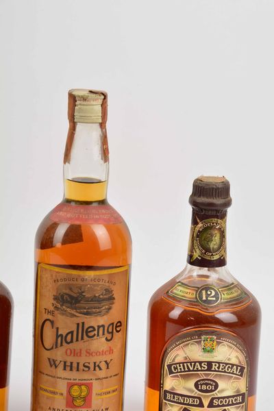 Chivas, Champion, Challenge, Scotch Whisky  - Asta Whisky & Co. - Associazione Nazionale - Case d'Asta italiane