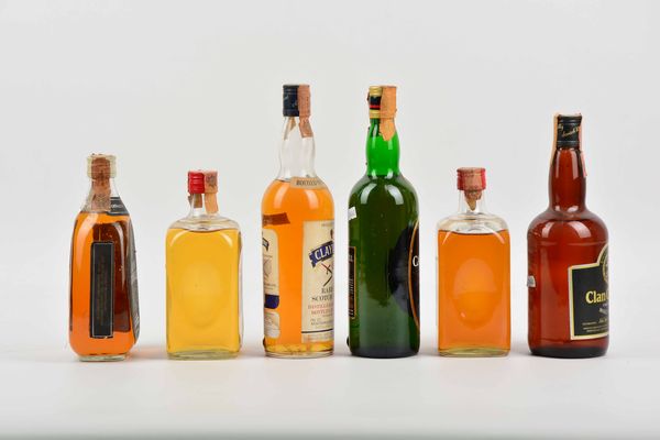 Clan Campbell, Clan Robertson, Claymore, Clan Chattan, Scotch Whisky  - Asta Whisky & Co. - Associazione Nazionale - Case d'Asta italiane
