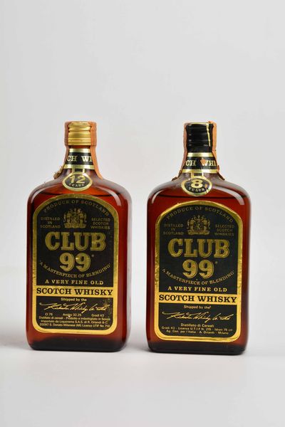 Cockburn, Cluny, Club 99, Scotch Whisky  - Asta Whisky & Co. - Associazione Nazionale - Case d'Asta italiane