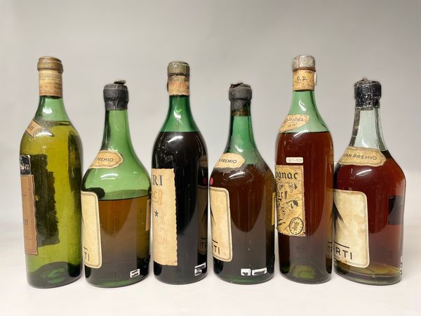 Cognac, Buton, Sarti, Bisleri, Landi  - Asta Whisky & Co. - Associazione Nazionale - Case d'Asta italiane