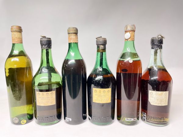 Cognac, Buton, Sarti, Bisleri, Landi  - Asta Whisky & Co. - Associazione Nazionale - Case d'Asta italiane
