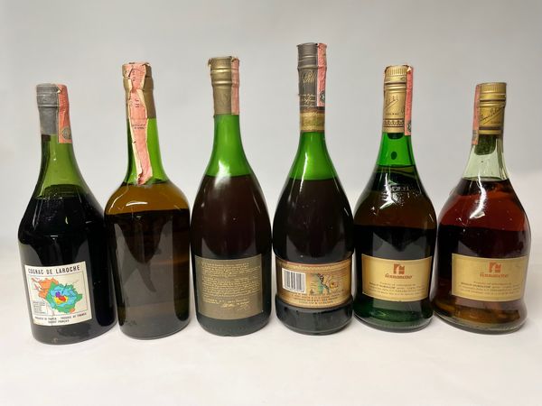 Cognac, De Laroche, Remy Martin, Bisquit  - Asta Whisky & Co. - Associazione Nazionale - Case d'Asta italiane