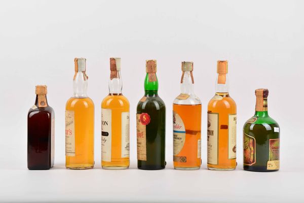 Dunfife, Dewar's, Deanston, Drury's, Drumochler, Desmond Duff, Scotch Whisky  - Asta Whisky & Co. - Associazione Nazionale - Case d'Asta italiane