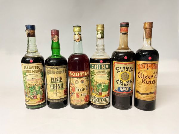 Elisir China, Pedroni, Alberti, Gentile, Ape, Ciuti  - Asta Whisky & Co. - Associazione Nazionale - Case d'Asta italiane